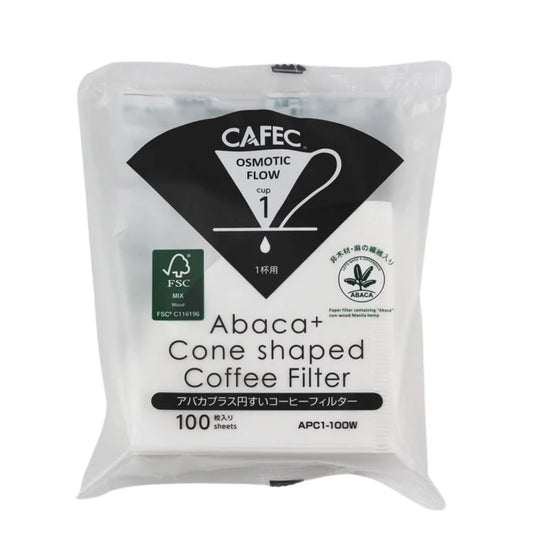 Cafec Abaca Plus Filter Paper 100 pack