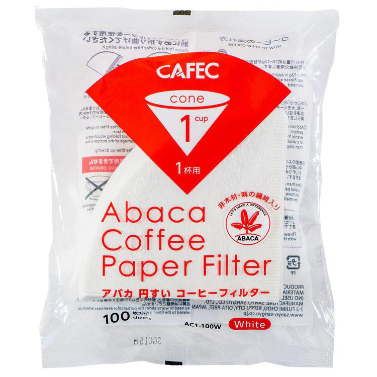 Cafec Abaca Filter Paper 100 pack
